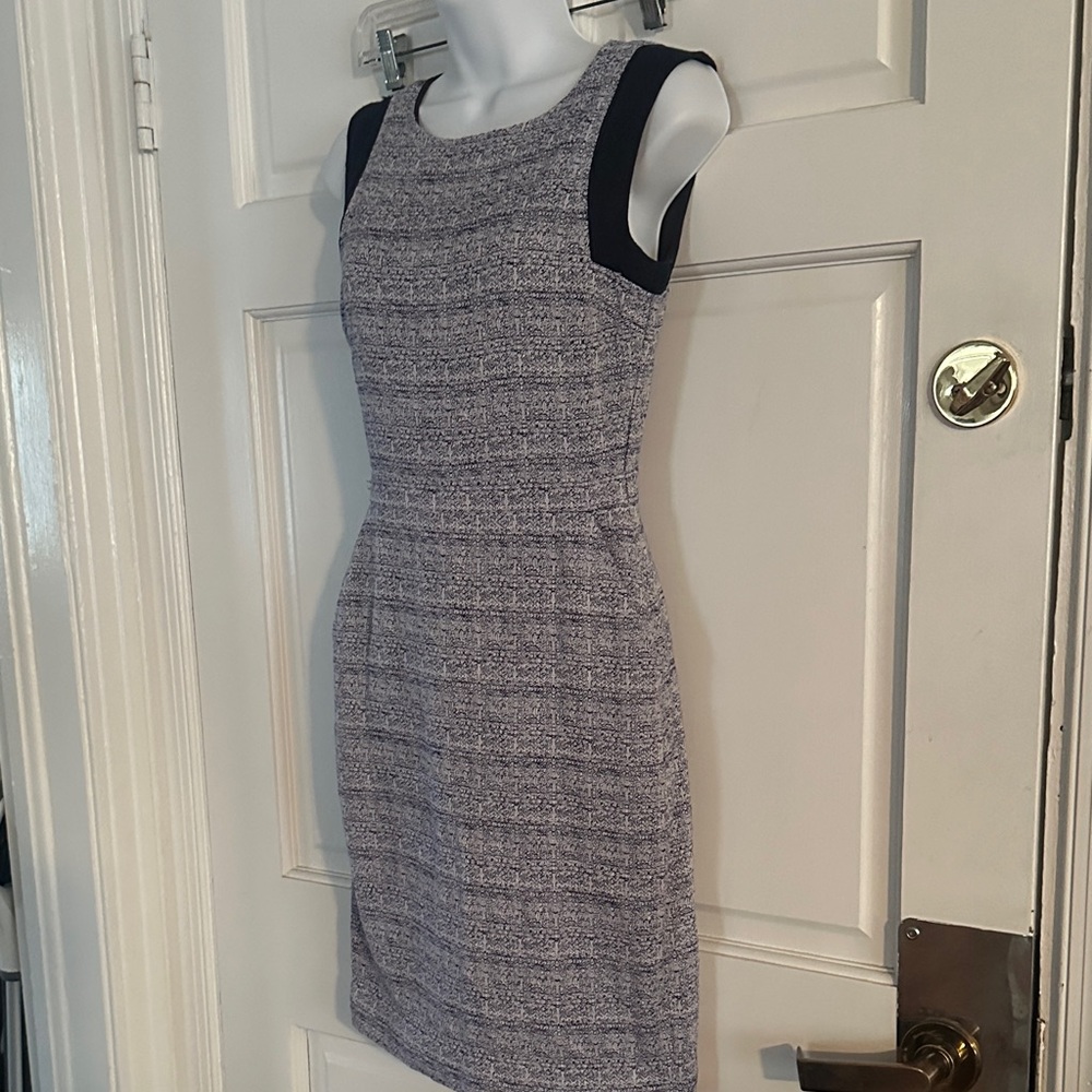 J. Crew Blue Textured Dress